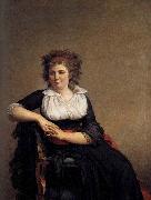 Jacques-Louis  David Portrait of the Marquise d'Orvilliers oil painting reproduction
